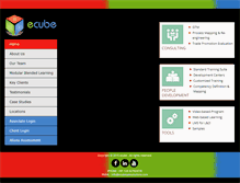 Tablet Screenshot of ecubesalesolutions.com